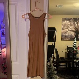 Fashion Nova Tan Mini Dress